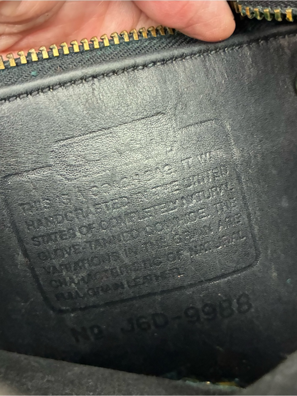 Coach Vintage 1990’s 9988 Berkeley Crescent Saddle Bag - Picture 10 of 10